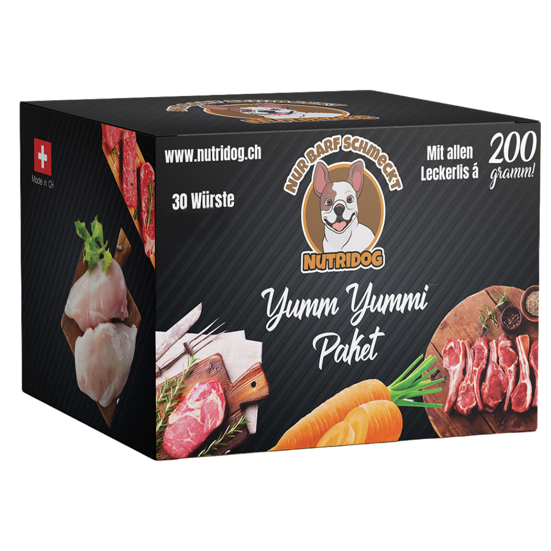 Raffle - Yumm Yummi package 30 sausages 200gr. - 2x treats with it!