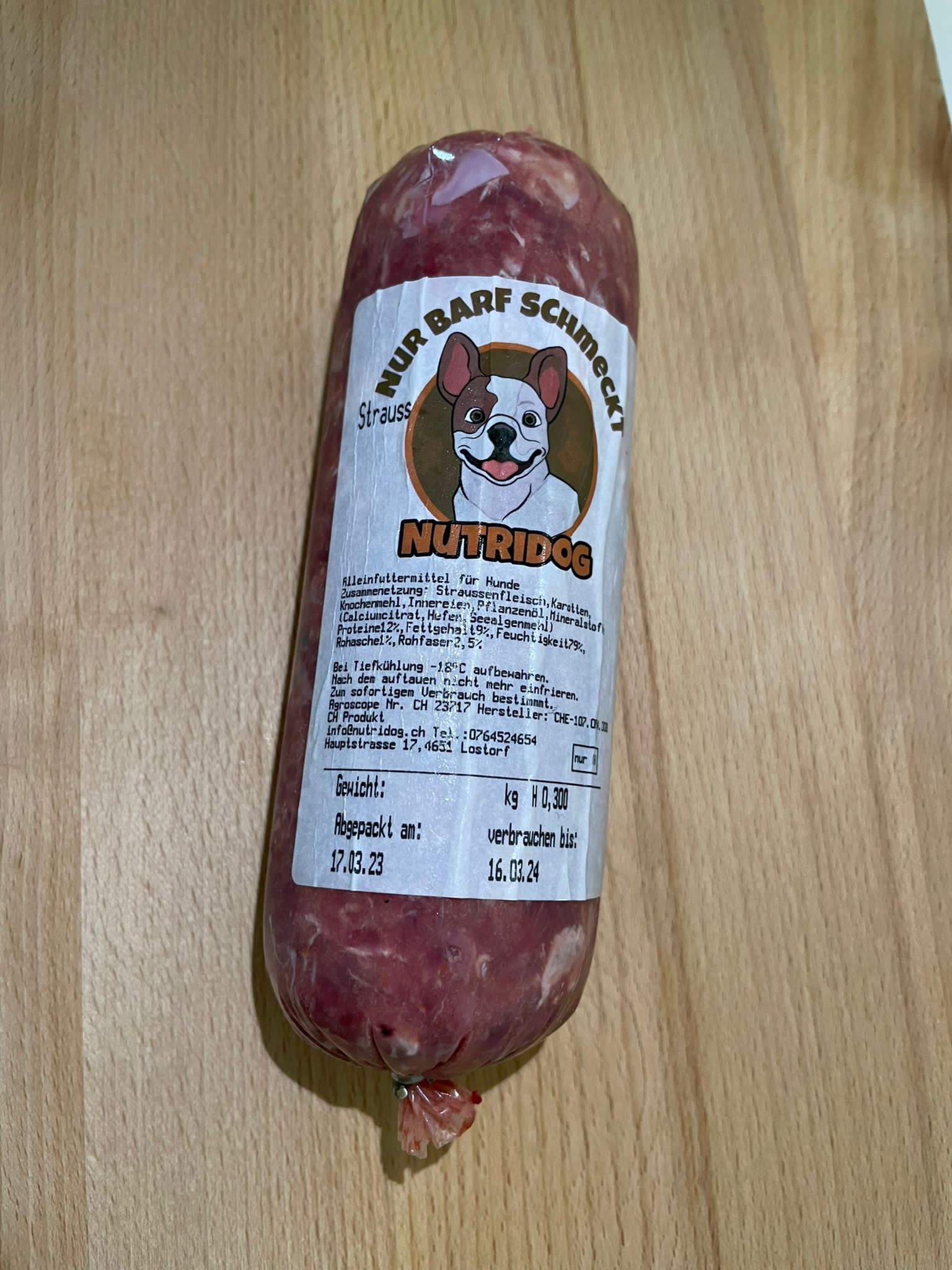 Horse Mixed "NEW" 300g per sausage only 5.90.- "Frozen".
